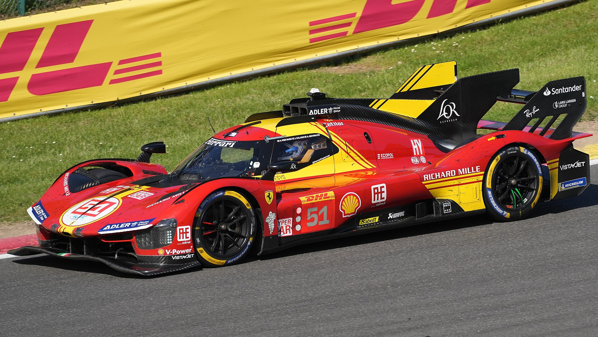 Ferrari 499P beim WEC-Lauf in Spa, 11. Mai 2024